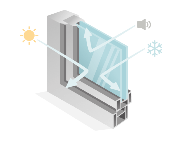 Thermal insulated glass